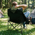 Oversized Camping Chairs, Heavy Duty Padded, Thick Headrest