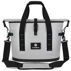 Soft Cooler Bag, Roll-Top Leak-Proof TPU, 5 Freezer Packs, Camping