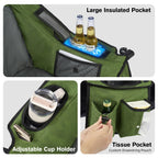 Oversized Camping Chairs, Heavy Duty Padded, Thick Headrest